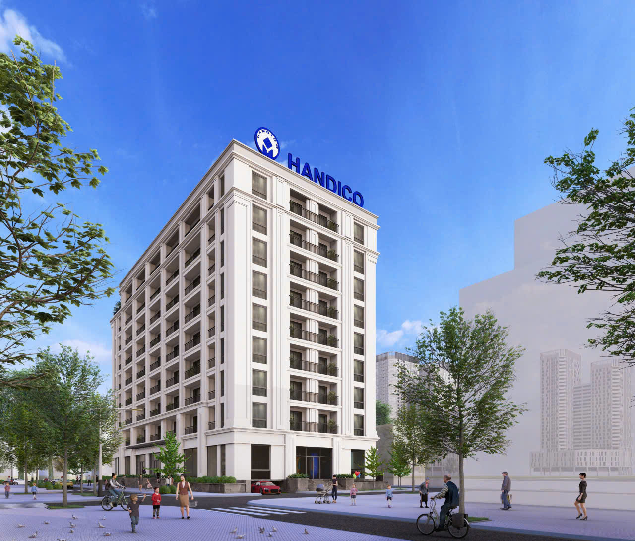 Thông báo cho thuê Tòa nhà văn phòng và căn hộ để ở cao 9 tầng tại dự án ĐTXD Tổ hợp văn phòng làm việc và nhà ở cho thuê tại số 5 phố Thành Công, phường Giảng Võ, Hà Nội